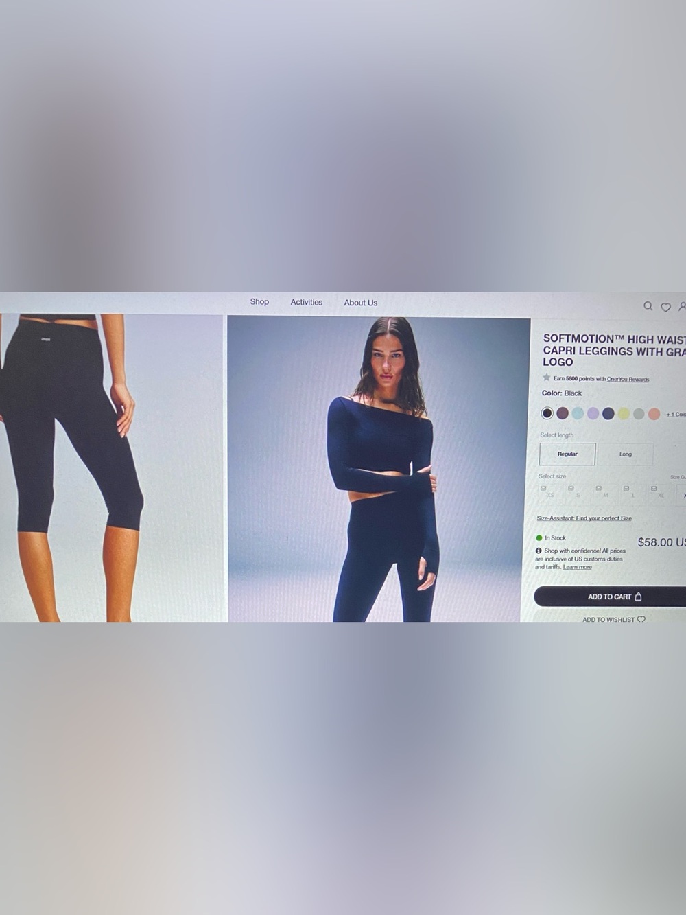 Oner Active Soft Motion Capris